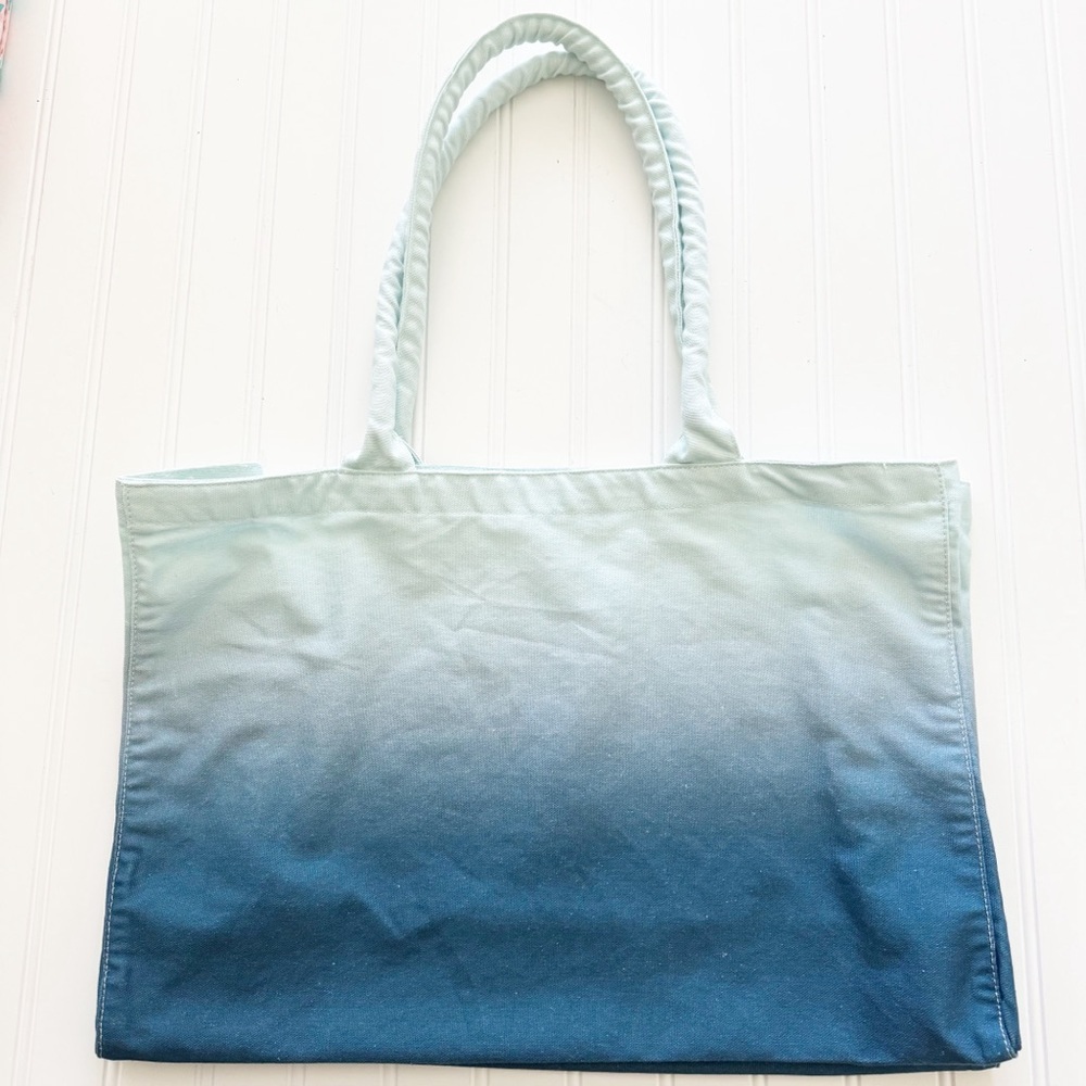 Athleta Canvas Ombre Large Tote Bag - Picture 2 of 3
